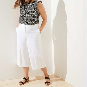 LOFT Plus Wide Leg Riviera Pants 